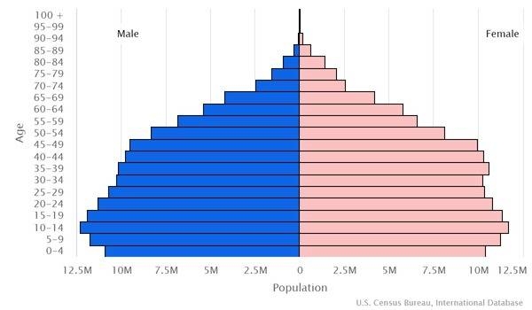 2022 population pyramid