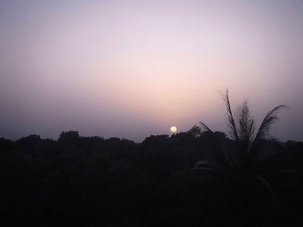 Sunset over Ouagadougou. Image courtesy of NASA / Rebekke Muench.