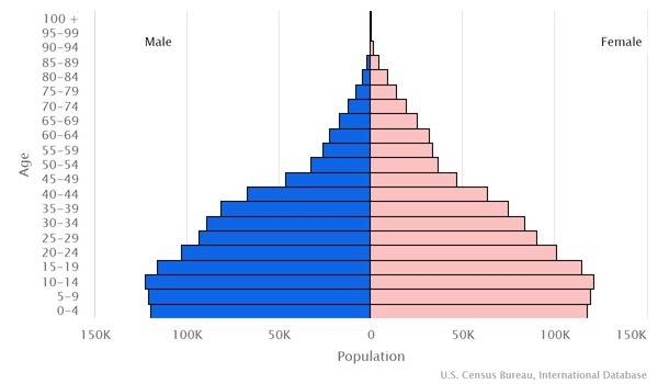 2022 population pyramid