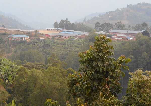 Rwanda is known as the "Land of a Thousand Hills" and this view of of Janja, a remote farming village in Northern Rwanda, exemplifies that title.