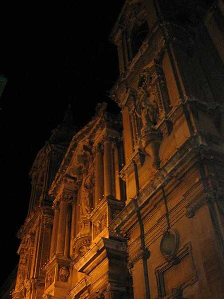 The facade of the Collegiate Parish Church of Saint Paul's Shipwreck in Valletta. Saint Paul the Apostle is considered the spiritual father of the Maltese; his shipwreck on the island is described in the New Testament.