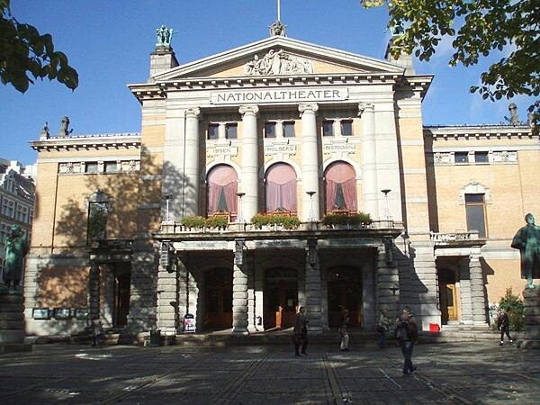 The National Theater in Oslo, Norway, which opened in 1899.