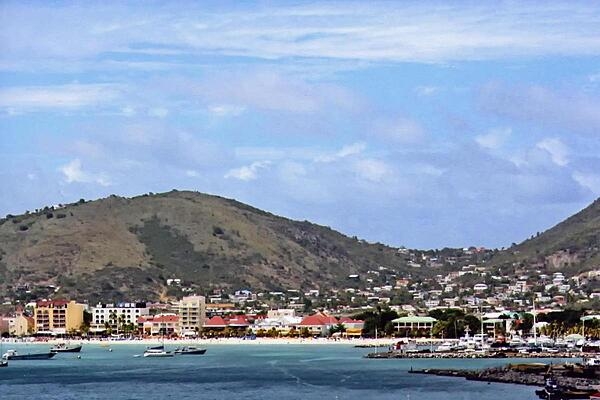 A view of the capital of Charlotte Amalie on Saint Thomas. The port city&apos;s deepwater harbor was once a haven for pirates. Today, it is a famed cruise ship port of call.