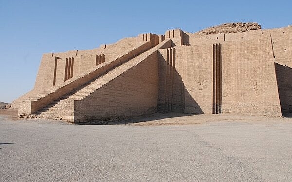 Closer view of the Great Ziggurat at Ur showing some of the architectural details. Photo courtesy of the US Department of Defense/ Spc. Chastity Boykin.
