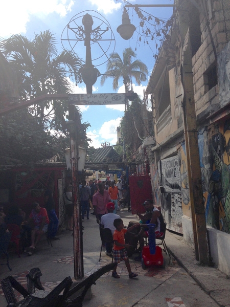 Street scene in Havana.