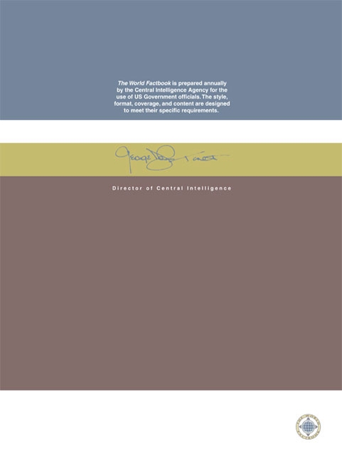 World Factbook Back Cover 2003