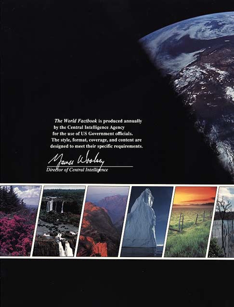 World Factbook Back Cover 1993
