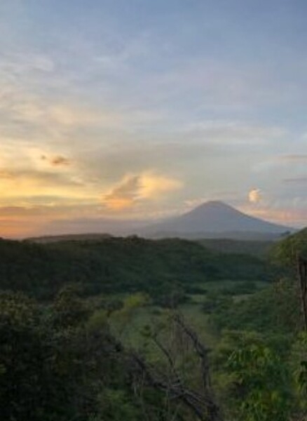 Santa Ana (Ilamatepec) volcano is a stratovolcano about 45 km west of San Salvador city. It is El Salvador's highest volcano at 2,381 m (7,812 ft)  and one of its most active. The broad summit of Santa Ana has a beautiful array of concentric craters with crescent-shaped rims.