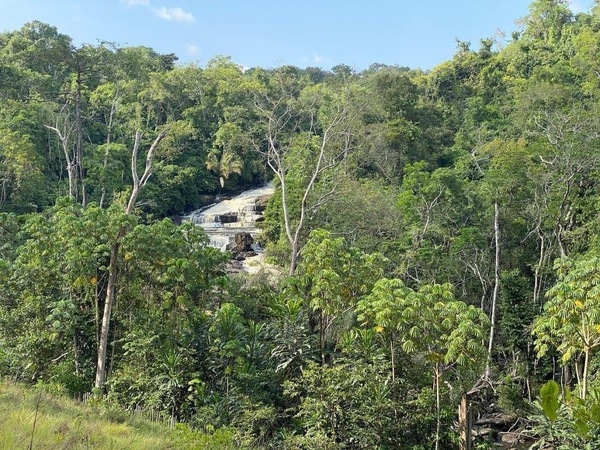 A view of Kpatawee Waterfall in Bong County.