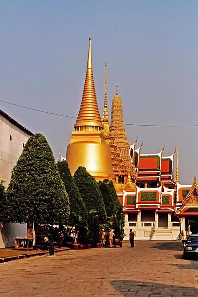 Wat Phra Kaew (Temple of the Emerald Buddha) in Bangkok.