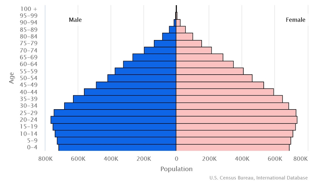 2023 population pyramid