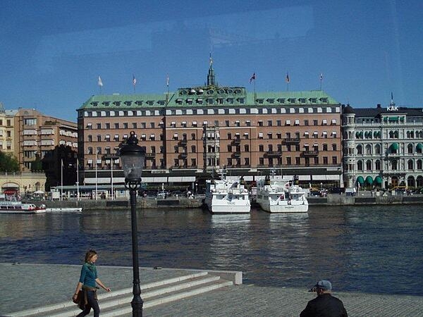 The Grand Hotel in Stockholm. Since 1901, Nobel Prize laureates and their families have all been guests of the hotel.
