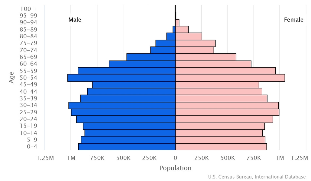 2023 population pyramid