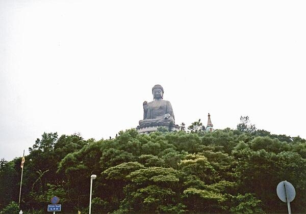 The Tian Tan Great Buddha on Lantau Island in Hong Kong is the world's tallest outdoor seated bronze Buddha.