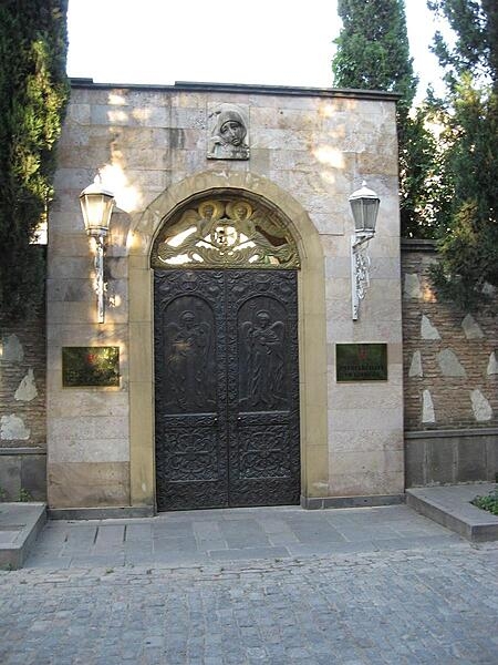 A church gate in Tbilisi.