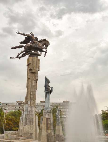 Bishkek is the capital and largest city of Kyrgyzstan. The Manas Sculptural Complex, completed in 1981, is located in the heart of the city.