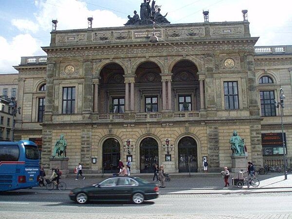 The Royal Danish Theater in Copenhagen, home of the Royal Ballet and Royal Opera.