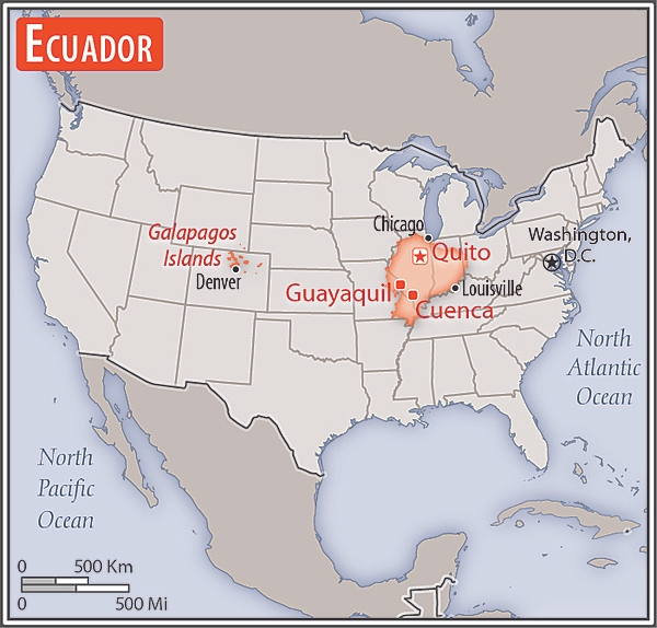 Area comparison map