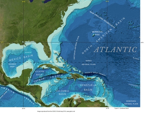 Figure 5. Caribbean Basin and Western Atlantic
