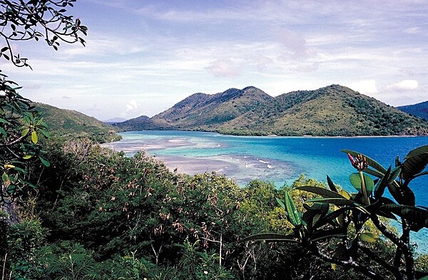 Mary Point on St. John as seen from Annaberg. Photo courtesy of the US National Park Service.