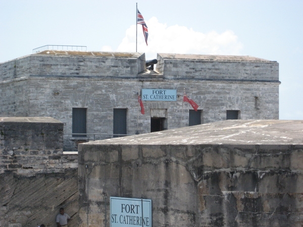 Fort St. Catherine is the largest fort in Bermuda; it was first constructed in 1612 and subsequently rebuilt five times up to the end of the 19th century when Bermuda became a premier base for the British Royal Navy in the Western Hemisphere. In the 20th century, forts fell out of favor, and most of the coastal artillery still in use was placed in batteries with only minimal fortification. Today Fort St. Catherine houses a Bermudian history museum with special emphasis on the military.