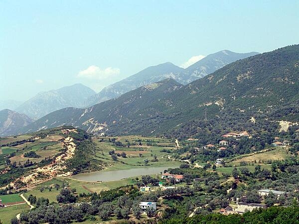 Seventy percent of the surface of Albania is covered by the mountains of the Dinaric and Pindus Alps. The 1,230-meter tall Mount Dajti of the Dinaric range overlooks Tirana.