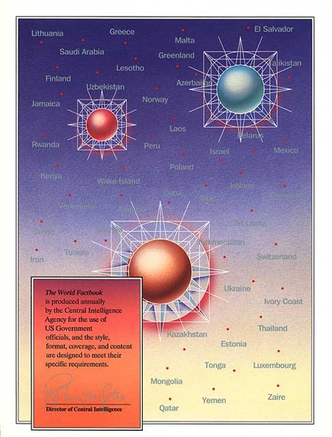 World Factbook Back Cover 1992
