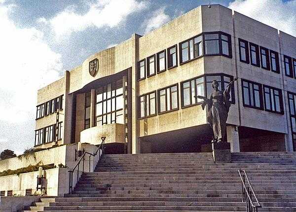 The Parliament Building in Bratislava, Slovakia.