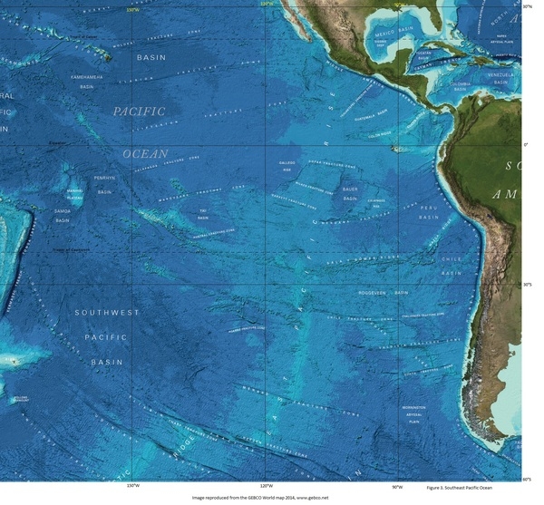 Figure 3: Southeast Pacific sea floor