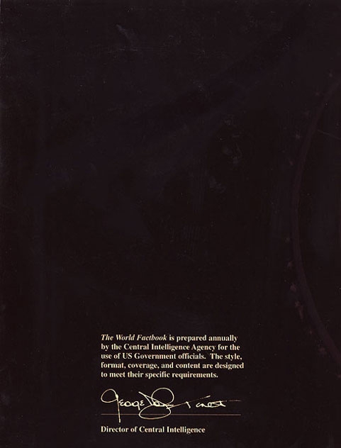 World Factbook Back Cover 2000