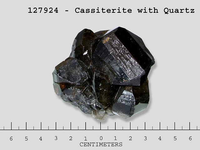 Cassiterite with Quartz