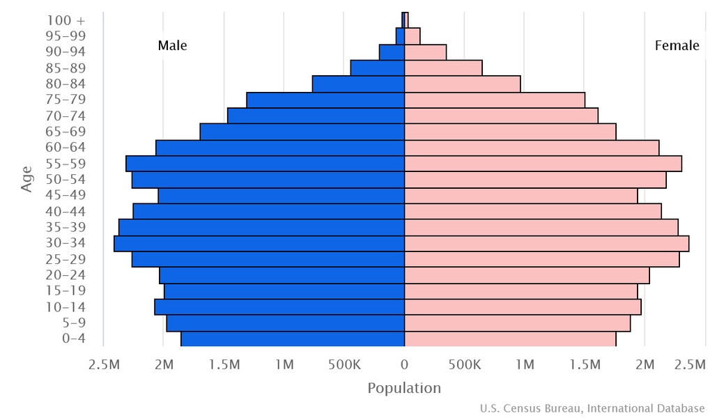 2023 population pyramid