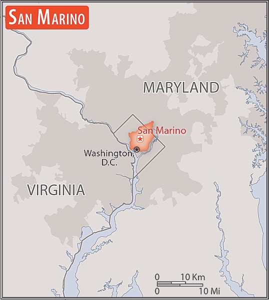 Area comparison map