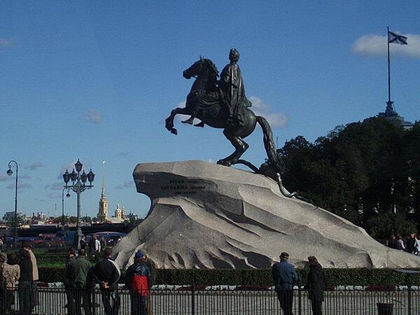 The Bronze Horseman -- an equestrian statue of Peter I in St. Petersburg, Russia -- has become a symbol of the city.