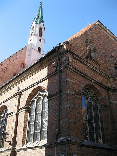 Saint John&apos;s Church is a small chapel in Riga that dates back to the 13th century; it lies behind Saint Peter&apos;s Church.