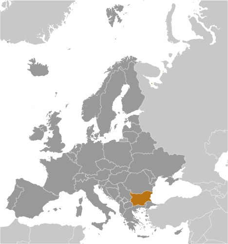 Map of Bulgaria