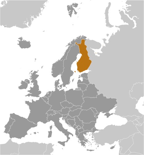 Map of Finland