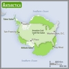 Antarctica-US area comparison map