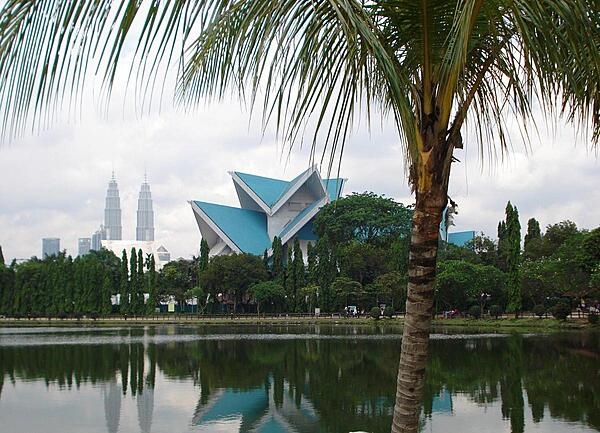 View of the National Museum and the Twin Towers from Perdana Lake Gardens Park. The National Museum is the primary museum in the country. It opened in 1963 to serve as a repository of Malaysia&apos;s cultural heritage and historic past.